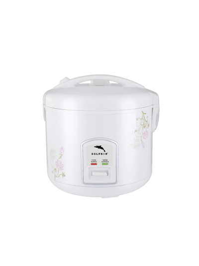 Dolphin Rice Cooker 1.8 Liters, 700W with Non-Stick Pot RC02