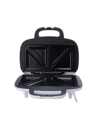 Nikai Sandwich Toaster 2 Slice Easy Carry Handle 700w NST1107A1 Non Stick Plates Twin Sandwich Maker With Indicator Lights Easy Carry Handle
