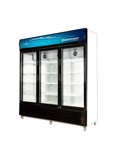 Westpoint Showcase Refrigerator 1320L, Three Sliding Glass Doors, LED Lighting WPFL-13224.CS3