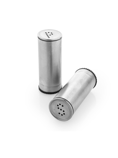 Supermom Salt and Paper Set Stainless Steel Round Body 572242