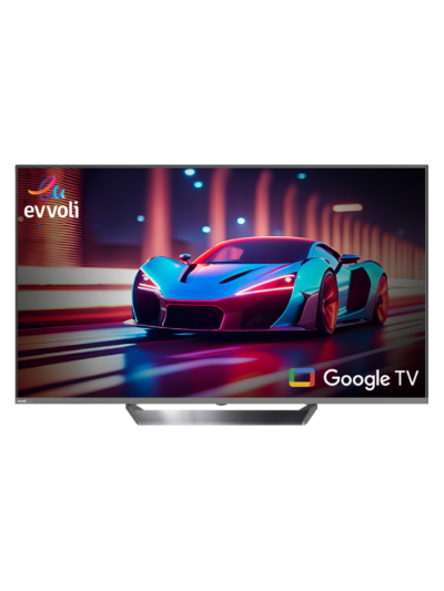 Evvoli 65" QLED UHD Smart Android TV - 4K Resolution, Designed for Gaming, Offers Stunning Visuals and Enhanced Performance 65EV375QG