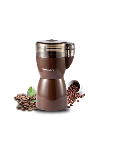 Sokany Electric Coffee Grinding Machine 100g 180W Brown SM-3016