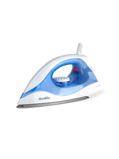 Decakila Dry Iron 1200W Fast Preheating 1.5m Cord Automatic Shut-Off Function Anti-Calc Function Temp Control KEEN018L