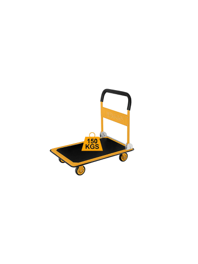 Ingco Foldable Platform Hand Truck 150kgs with Steel Handle Comfortable Foam HPHT11502
