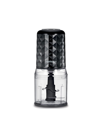 Kenwood Chopper 400W Electric Food Chopper With 500Ml Bowl Dual Speed Stainless Steel Quad Blade Rubber Lid Ice Crush Function CHP40.000BK