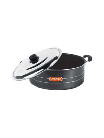 Orange Biryani Pot 13L with Stainless Steel Lid 0NSC069
