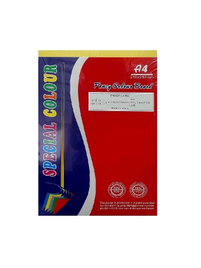 Special Colour Manilla Sheet A4 160gsm 100 Sheets Yellow P06943