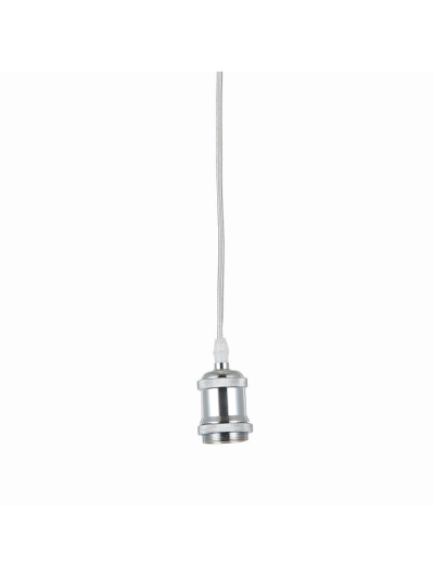Tronic Hanging E27(Screw) Pendant Holder Chrome