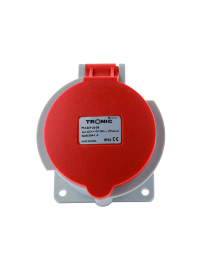 Tronic Industrial Wall Socket 5-Pin