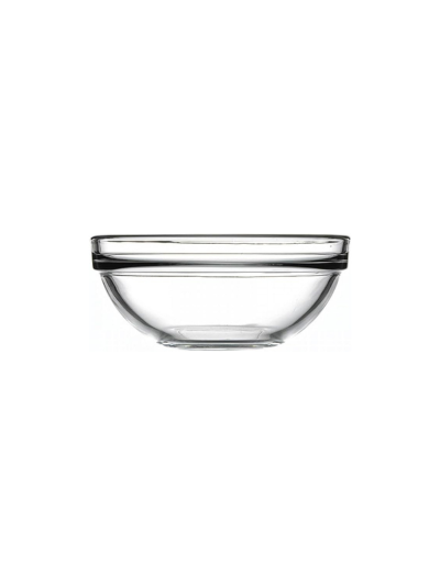 Pasabahce Chef's Glass Bowl 105mm 6pcs, Dishwasher, Microwave, Fridge Safe & Stackable 53493