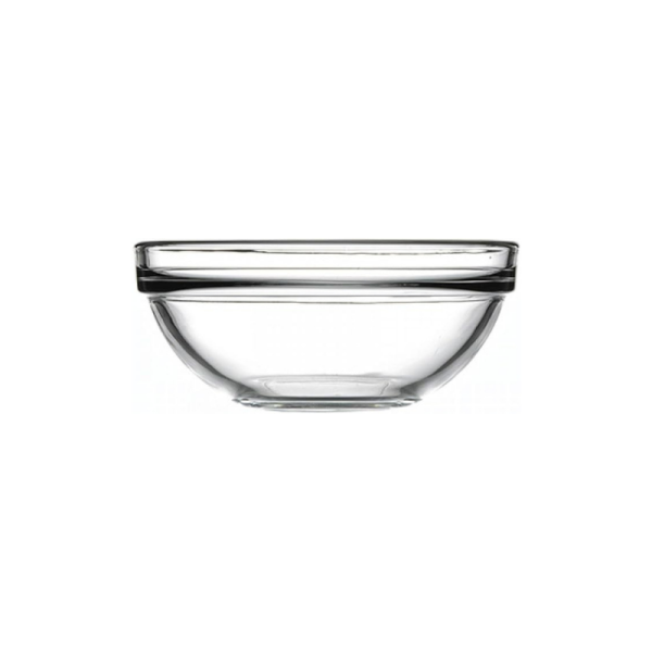 Pasabahce Chef's Glass Bowl 105mm 6pcs, Dishwasher, Microwave, Fridge Safe & Stackable 53493