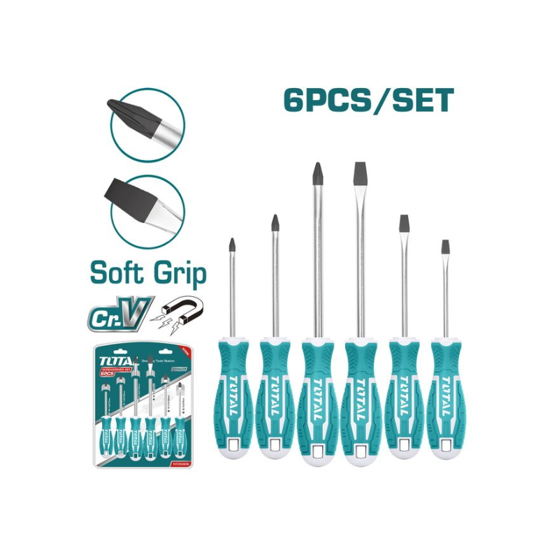 Total Screwdriver Set 6pcs THT250606 - Image 6