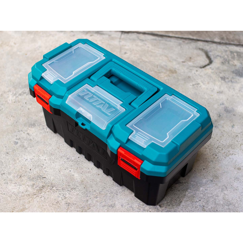 Total Tool Box 17" PP Plastic Buckle Empty TPBX0171 - Image 4