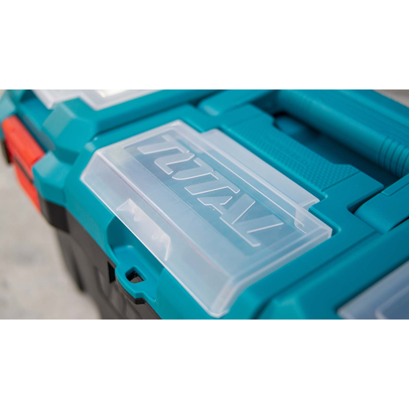 Total Tool Box 17" PP Plastic Buckle Empty TPBX0171 - Image 13