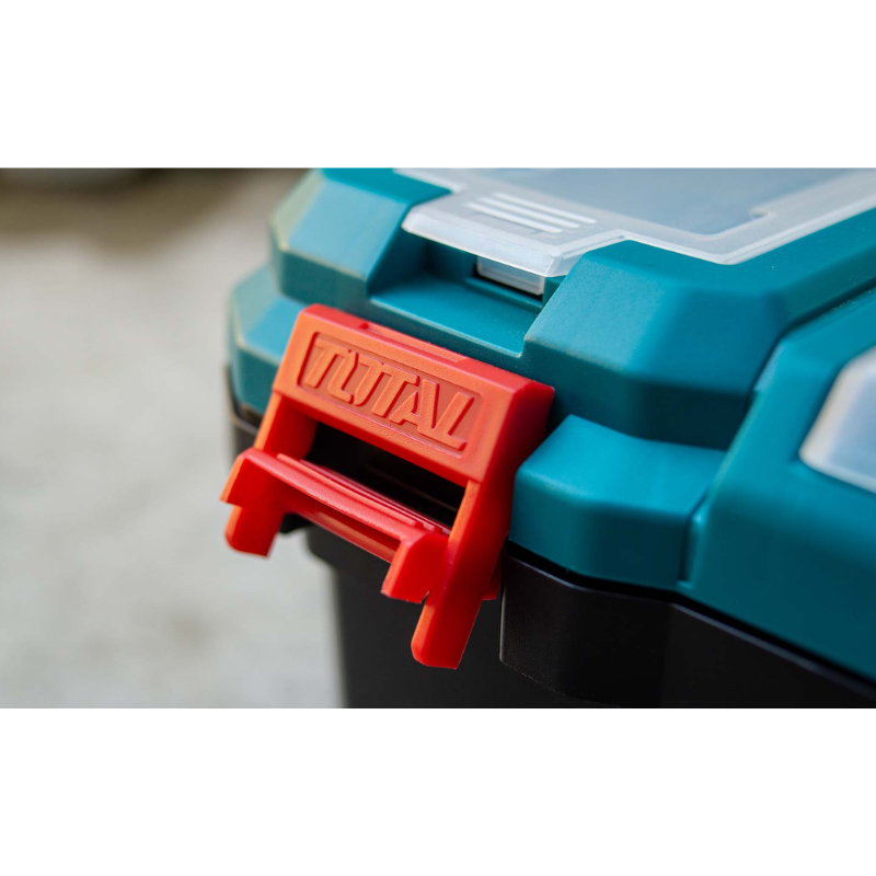 Total Tool Box 17" PP Plastic Buckle Empty TPBX0171 - Image 11