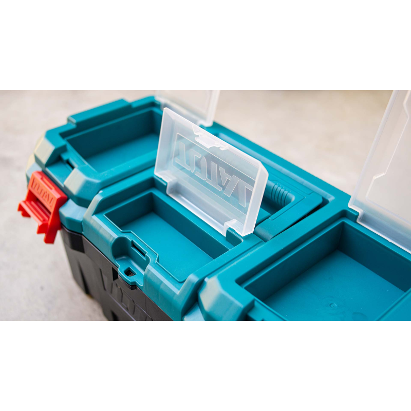 Total Tool Box 17" PP Plastic Buckle Empty TPBX0171 - Image 10