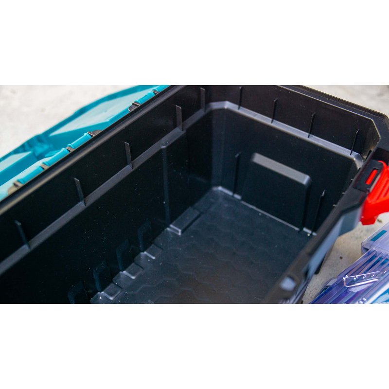 Total Tool Box 17" PP Plastic Buckle Empty TPBX0171 - Image 7