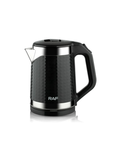 RAF Kettle 2L 2000W Stainless Steel, BPA Free Interior, 360 Swivel Base, LED Indicator Light R.7875