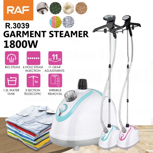 RAF Garment Steamer 1800W Easy to Clean, Continous Steam, High Quality Plastic R.3039 - Image 10