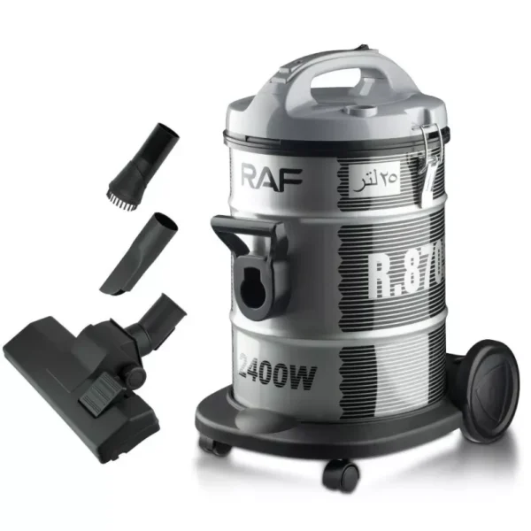 RAF Vaccum Cleaner 21L 2400W Dry Clogging Protection, Strong Suction, Dust Separation R.8705 - Image 3