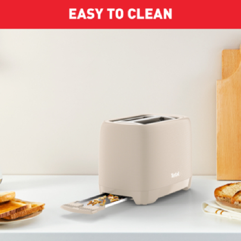 Tefal Morning 2 Slot Toaster 850W with Bun Warmer 7 Browning Levels Stop Function Plastic Body TT2M1B27 - Image 6
