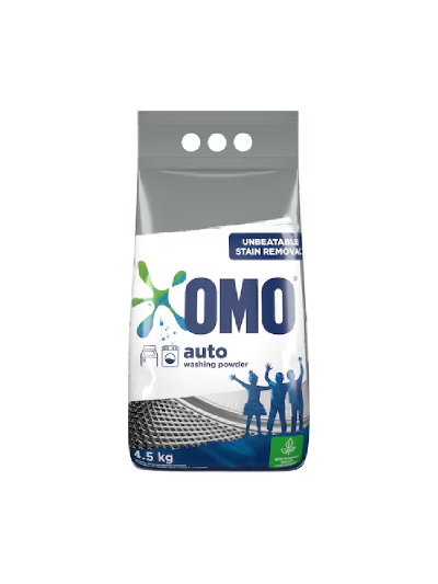 OMO Auto Washing Powder with Unbeatable Stain Removal Formula 4.5kg (Pack of 3pcs)