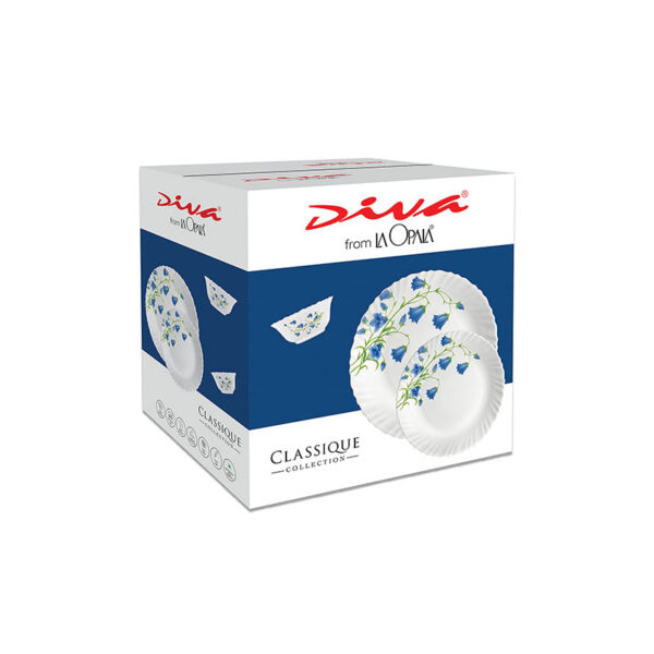 La Opala Dinner Set Royal Iris Classique 20 Pieces LR020 - Image 5