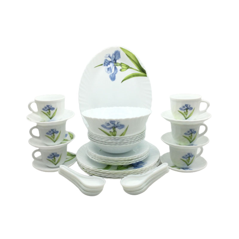 La Opala Dinner Set Royal Iris Classique 38 Pieces LR038 - Image 2