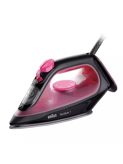 Braun Steam Iron 2000W Texstyle 1 Eco Mode Saves Power Rapid Heat Up Tank Capacity 220ML 12710001-SI1070PU