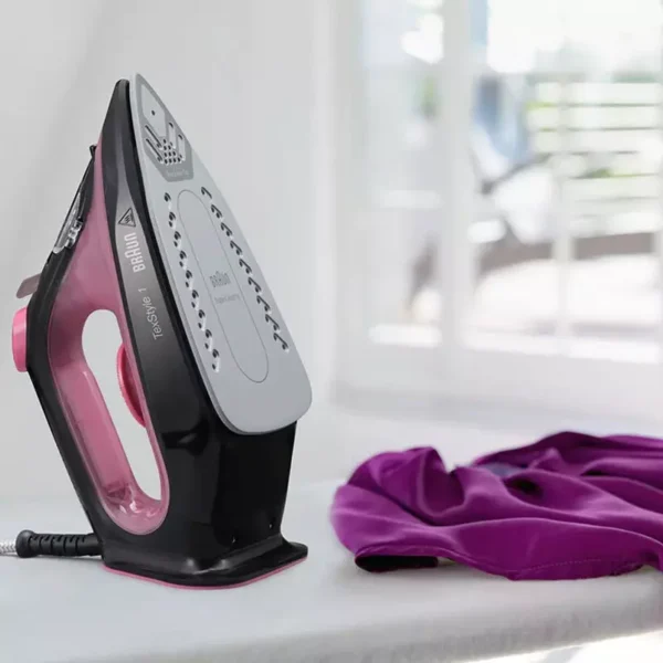 Braun Steam Iron 2000W Texstyle 1 Eco Mode Saves Power Rapid Heat Up Tank Capacity 220ML 12710001-SI1070PU - Image 5