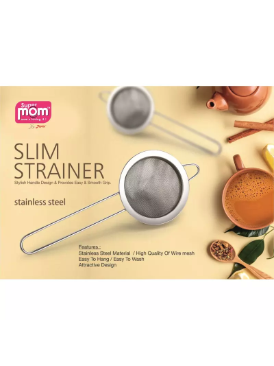 Supermom Slim Strainer Stainless Steel Body with Steel Wire Mesh 573430