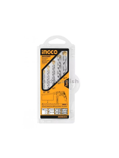 Ingco Wood Drill Bits Set 5pcs AKDB5055