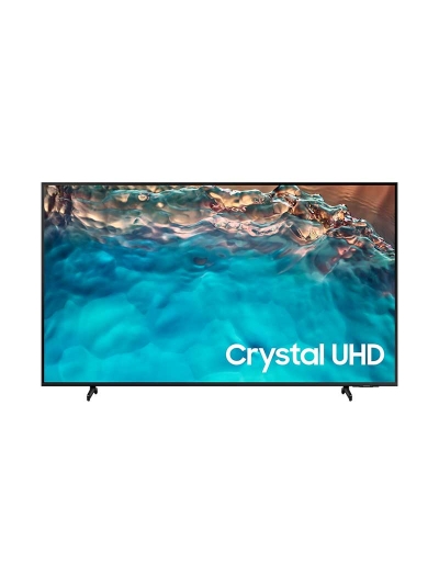 Samsung 55" LED 4K Crystal UHD Smart TV, Air Slim Design, Smart Hub, HDR, Motion Xcelerator, OTS Sound, Solarcell Remote 55BU8000