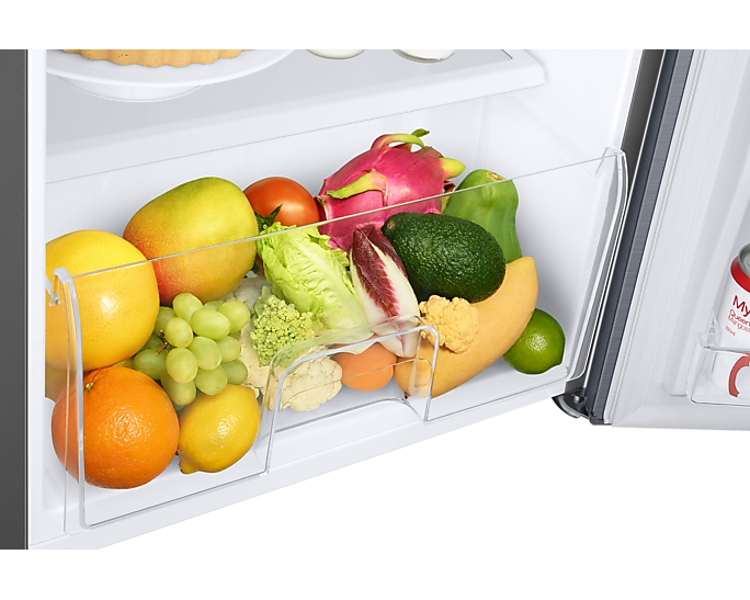 Samsung Refrigerator 176L Single Door, Direct Cool, Anti Fungal Gasket, Metal Graphite RR18T1001SA