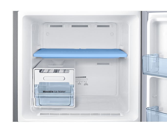 Samsung Refrigerator 253L Double Door Top Freezer, Digital Inverter Technology, CoolWall Technology, Elegant Inox RT25K3082S8