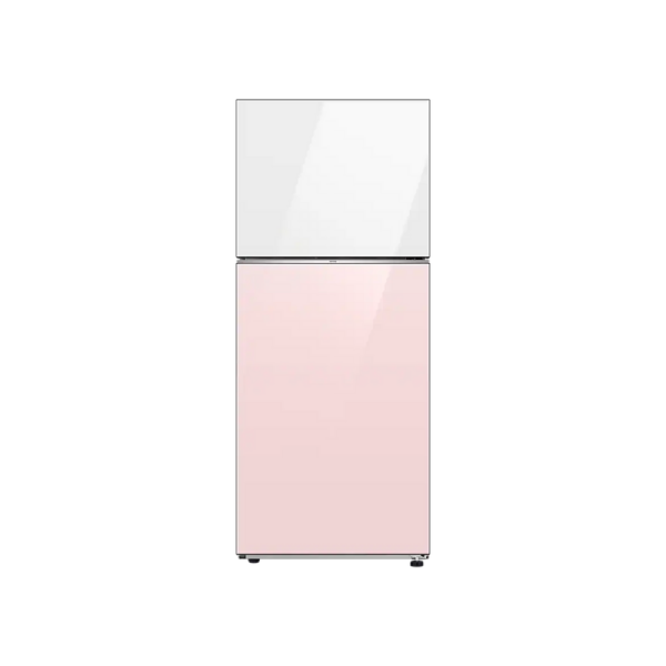 Samsung Refrigerator 393L Double Door Top Freezer Bespoke, SmartThings AI Energy Mode, Spacemax White/Pink RT38CB66218CUT