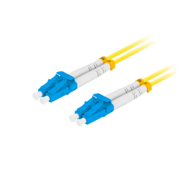 Fiber Optic Patch Cord LC/UPC-LC/UPC Single Mode Duplex 2 Meters G657A1-LSZH
