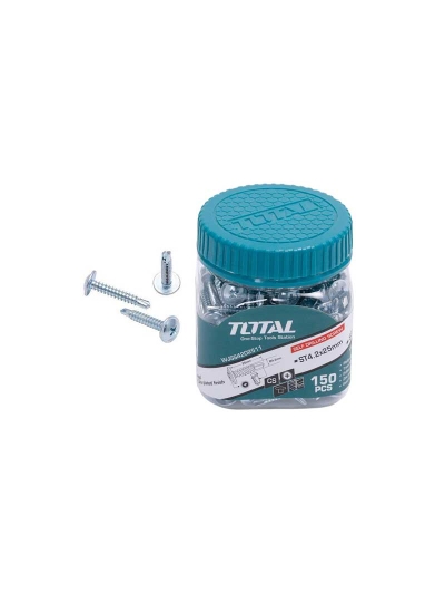 Total Self Drilling Screw 4.2x25mm 150pcs WJSS4202511