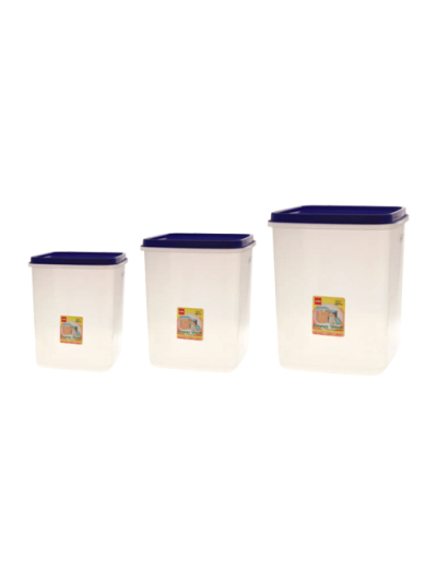Cello Plastic Container Keep Well 5L 10L & 15L 3pc Set