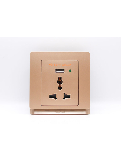 Tronic Single Socket with USB
