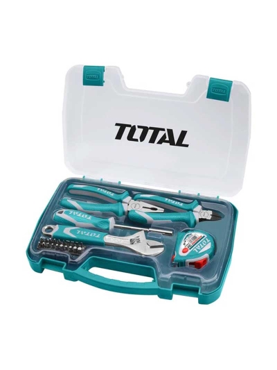 Total Tool Box Hand Tools 25pcs Set THKTHP90256