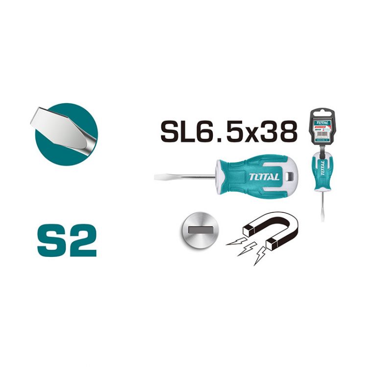 Total Slotted Screw Driver SL6.5 x 38mm THT266038 - Image 5