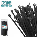 Total Cable Ties 600 x 9mm Black THTCTB60090 (100pcs Set)