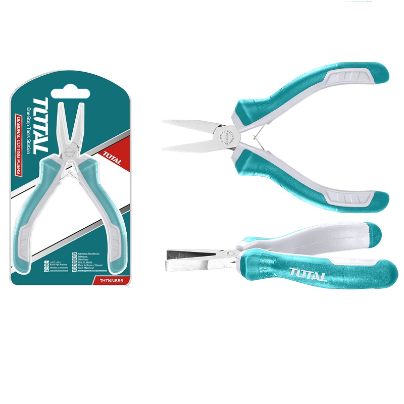 Total Flat Nose Pliers 4.5" Mini THTMN856 - Image 2