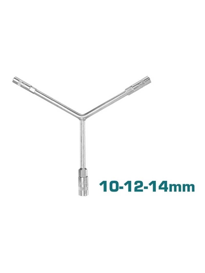 Total Socket Wrench Y-Type 10-12-14mm THYSW101214