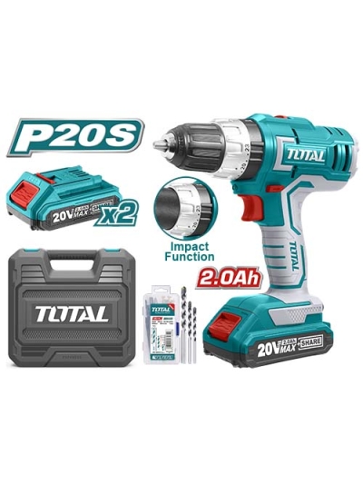 Total Impact Drill Machine Cordless Li-Ion 20V TIDLI20031