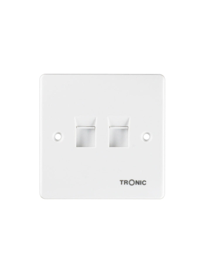 Tronic Telephone Socket White RJ11 4 Line