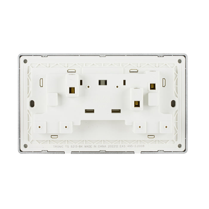 Tronic Twin Switch Socket with Neon - Image 8