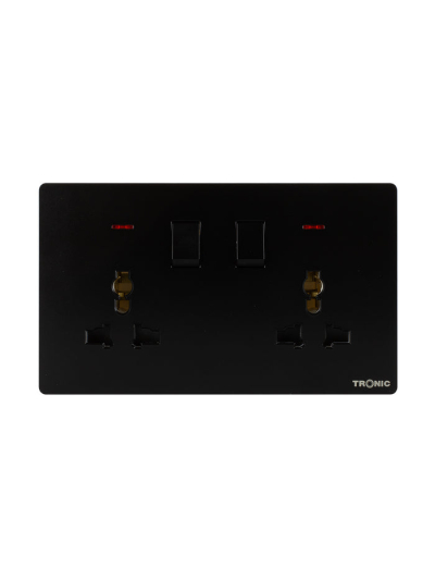 Tronic Universal Switch Socket Twin