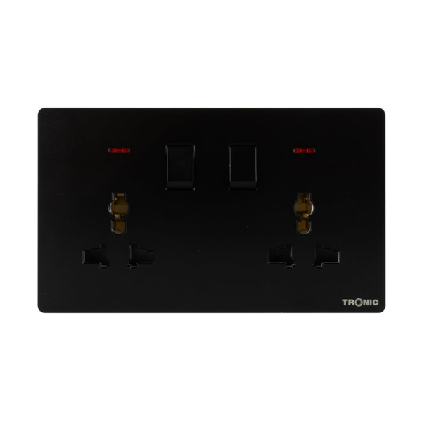 Tronic Universal Switch Socket Twin